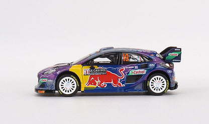 MGT00533-L TSM MINI-GT 1:64 Ford Puma Rally1 Monte Carlo Rally 2022 Winner #19 M-Sport Ford WRT LHD