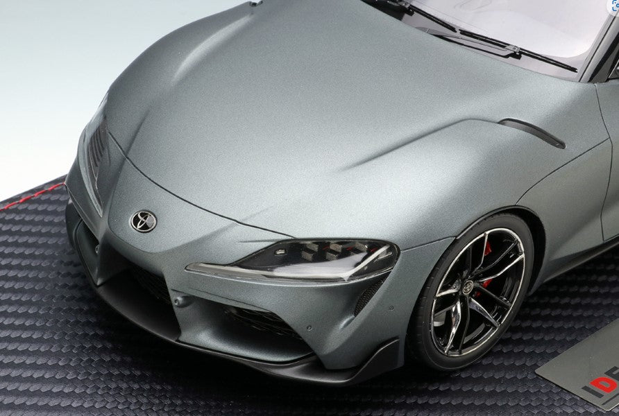 [ Back-order ] Make Up IDEA IM039A 1:18 Toyota GR Supra RZ 2019 Matte Storm Gray Metallic