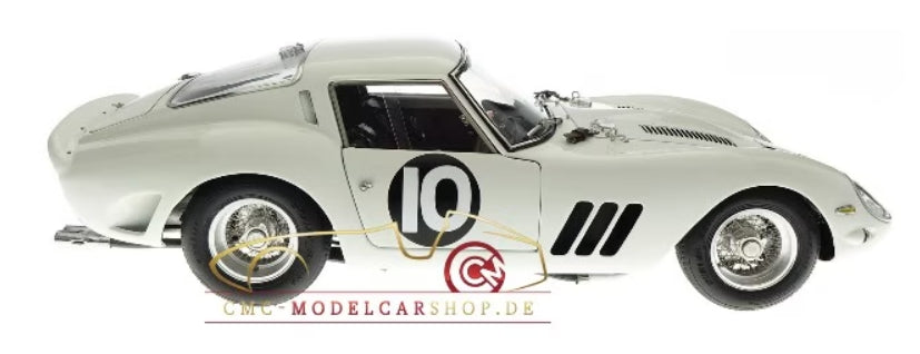 M-251 CMC 1:18 Ferrari 250 GTO, RHD, Chassis #3729 2nd place Tourist Trophy 1962, Graham Hill, #10