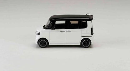 [ Back-order ] Hobby Japan HJ431006WP 1:43 Honda N-BOX CUSTOM Platinum White Pearl & Black