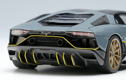 [ Back-order ] Make Up EIDOLON EM634E 1:43 Lamborghini Aventador LP780-4 Ultime 2021 (Diansus wheel) Grigio Telesto