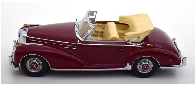 KKDC180942 KK scale 1:18 Mercedes 300 SC W188 Cabrio 1957 Dark Red
