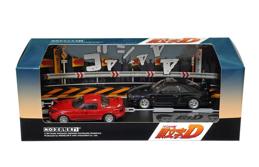 [ Back-order ] MODELER'S MD64211 1:64 Initial D Set Vol.11 Suetsugu Toru Roadster (NA6CE) & Atsurou Kawai Skyline (ER34)