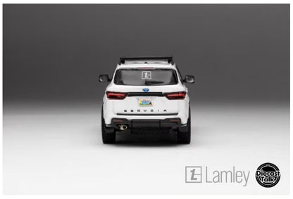 DTG0028-WH GCD Gaincorp Products 1:64 Toyota Sequoia TRD PRO Ice Cap White DiecastTalk x Lamley Special Order