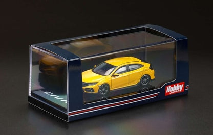 [ Back-order ] Hobby Japan HJ642018AY 1:64 Honda Civic H/B (FK7) 2020 Yellow