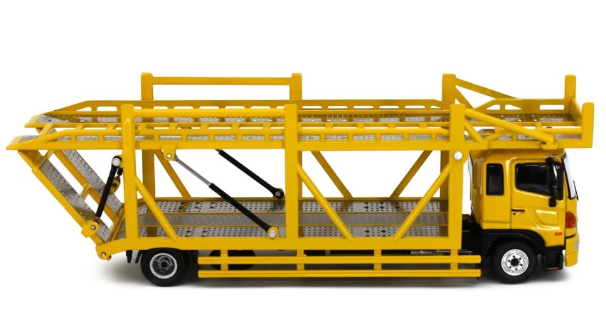 [ Back-order ] TINY ATC66030-E 1:64 Tiny City Hino 500 (Hino Ranger) Car Carrier Yellow Diecast