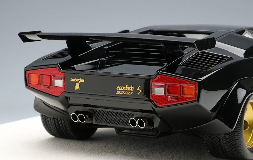 [ Back-order ] Make Up EIDOLON EML086D 1:18 Lamborghini Countach LP5000S 1982 Rear Wing Black