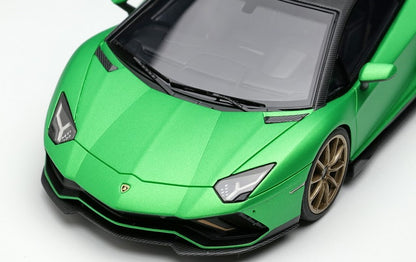 [ Back-order ] Make Up EIDOLON EM634B 1:43 Lamborghini Aventador LP780-4 Ultime 2021 (Diansus wheel) Verde Arceo