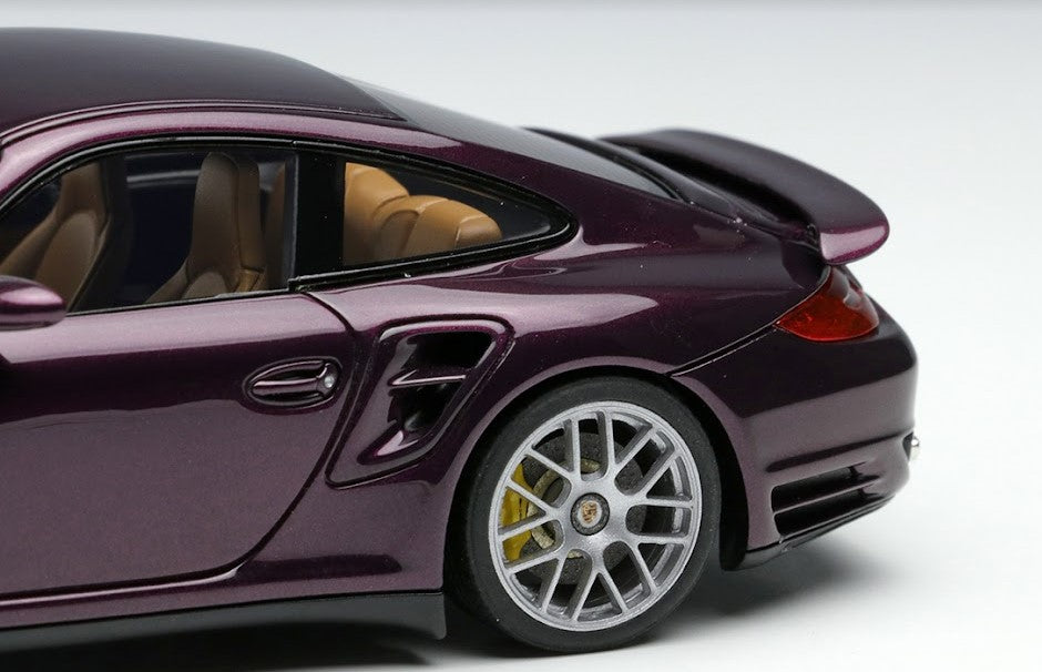 [ Back-order ] Make Up EIDOLON EM604H 1:43 Porsche 911 (997.2) Turbo S 2011 Amethyst Metallic