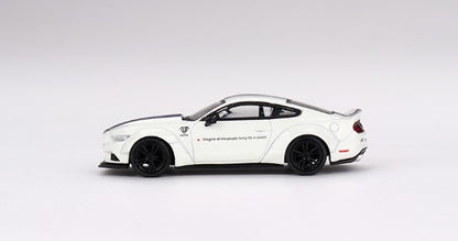 MGT00646-L TSM MINI-GT 1:64 LB WORKS Ford Mustang White LHD