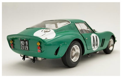 M-248 CMC 1:18 Ferrari 250 GTO, RHD, Chassis #4491 2nd at GT+2.0-British GP GT race Silverstone 1963, David Piper, #44