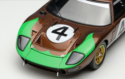 [ Back-order ] Make Up EIDOLON EM301E 1:43 GT40 Mk.II Le Mans 24h 1966 "Hallman Moody" #4