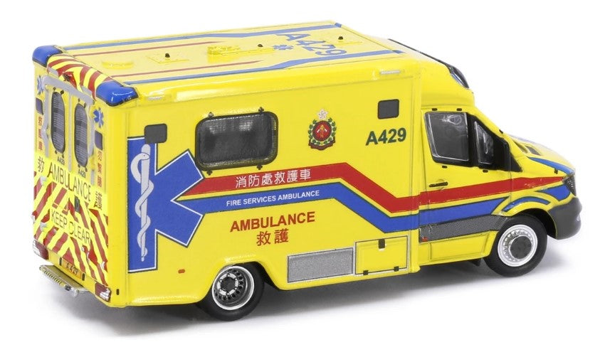 [ Back-order ] TINY ATC65078 1:76 Tiny City Mercedes Benz Sprinter FL HKFSD Ambulance (A429) Diecast