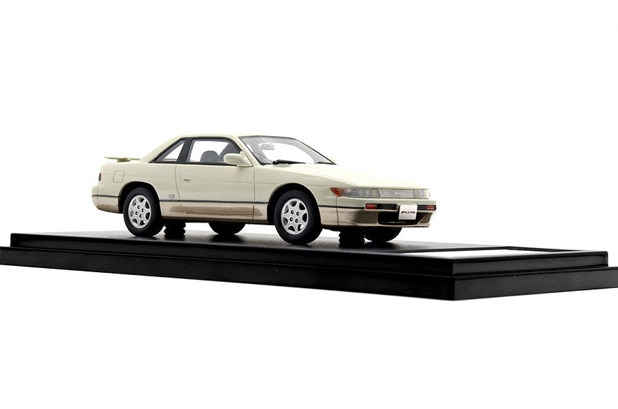 [ Back-order ] Hi-Story HS450WH 1:43 NISSAN SILVIA Q's DIA PACKAGE (1991) Warm White Two Tone Resin