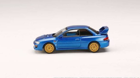 [ Back-order ] Hobby Japan HJ645041BL 1:64 Subaru IMPREZA 22B-STi type UK Sonic Blue Mica