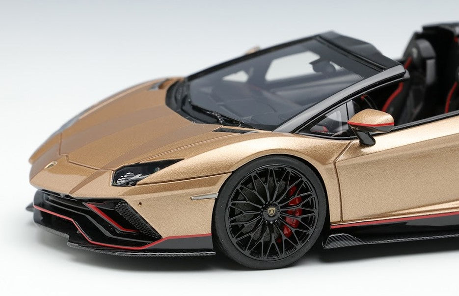 [ Back-order ] Make Up EIDOLON EM637B 1:43 Lamborghini Aventador LP780-4 Ultime Roadster 2021 (Diansus wheel) Bronzo Zante