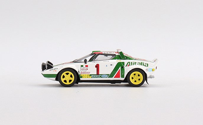 MGT00422-L TSM MINI-GT 1:64 Lancia Stratos HF Monte Carlo 1977 #1 LHD