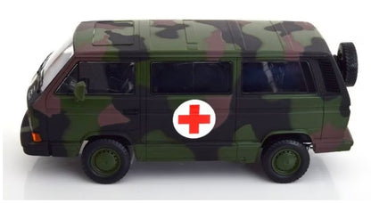 KKDC180969S KK scale 1:18 Volkswagen VW Bus T3 Syncro 1987 Army Ambulance