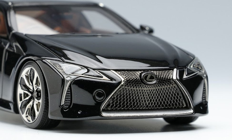 [ Back-order ] Make Up EIDOLON EM561C 1:43 Lexus LC500 Patina Elegance 2019 Graphite Black Glass Flake