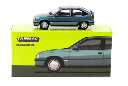 T64G-065-GR Tarmac Works 1:64 Opel Kadett Gsi Green Metallic