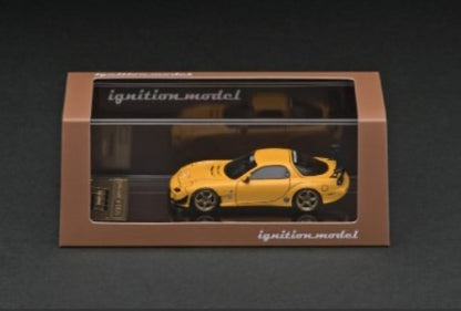 IG2726 ignition model 1:64 Mazda FEED RX-7 (FD3S) Yellow