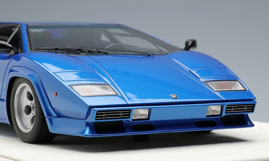 [ Back-order ] Make Up EIDOLON EML088C 1:18 Lamborghini Countach LP5000 QV 1988 Metallic Blue