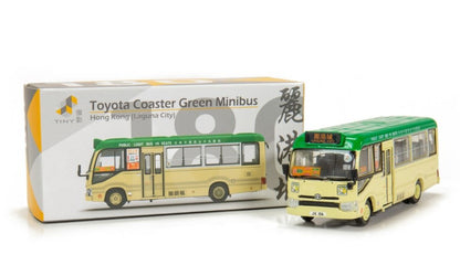 [ Back-order ] TINY ATC64595 1:76 Tiny City No.180 Toyota Coaster (B70) Green Minibus (19 seats) Diecast