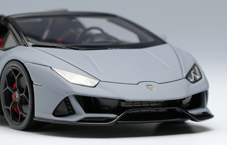 [ Back-order ] Make Up EIDOLON EM524D 1:43 Lamborghini Huracan EVO Spider 2019 (Rogue Wheel) Grigio Akeo (Matte Gray)