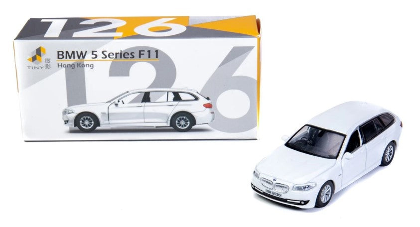 [ Back-order ] TINY ATC64521 Tiny City No.126 BMW 5 Series (F11) White NW6530