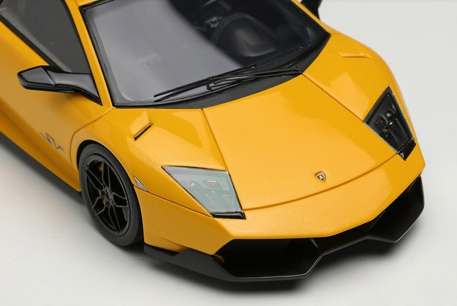 [Back-order] MakeUp EIDOLON EM336A 1:43 Lamborghini Murcielago LP670-4 SV  Geneva Motor Show 2009 Pearl Yellow