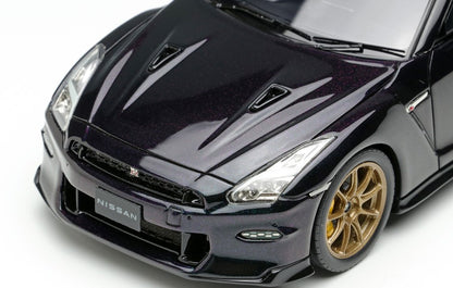 [ Back-order ] Make Up EIDOLON EM684F 1:43 Nissan GT-R Premium Edition T-spec 2024 Midnight Purple