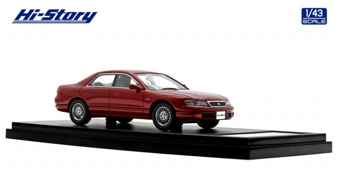 [ Back-order ] Hi-Story HS456RE 1:43 MAZDA ENFINI MS-8 2.5 Type X (1992) Passion Rose Mica Resin