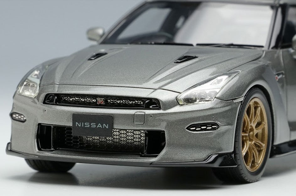 [ Back-order ] Make Up EIDOLON EM684D 1:43 Nissan GT-R Premium Edition T-spec 2024 Dark Metal Gray