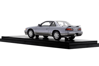 [ Back-order ] Hi-Story HS450PP 1:43 NISSAN SILVIA Q's DIA PACKAGE (1991) Purplish Silver Two Tone Resin