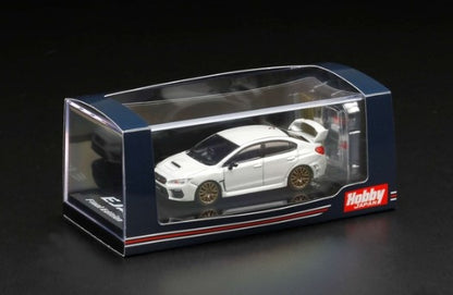 HJ642021FW Hobby JAPAN 1:64 Subaru WRX STI EJ20 FINAL EDITION full package / with engine display model Crystal White Pearl