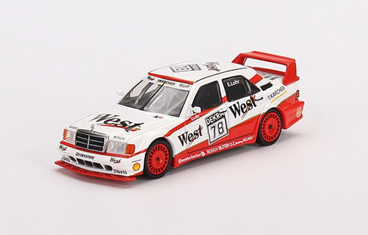 MGT00395-L TSM MINI-GT 1:64 Mercedes Benz 190E 2.5-16 Evolution II DTM 1991 #78 Lohr LHD