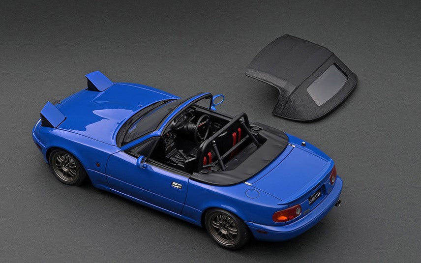 IG3199 ignition model 1:18 Mazda Eunos Roadster Eunos Roadster (NA) Blue Resin