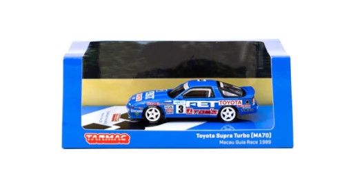 T64-064-89MGP03 Tarmac Works 1:64 Toyota Supra Turbo MA70 Macau Guia Race 1989 #3