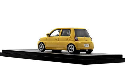 [ Back-order ] Hi-Story HS431YE 1:43 DAIHATSU ESSE ECO Low Down Custom (2006) Sunshine Yellow Resin