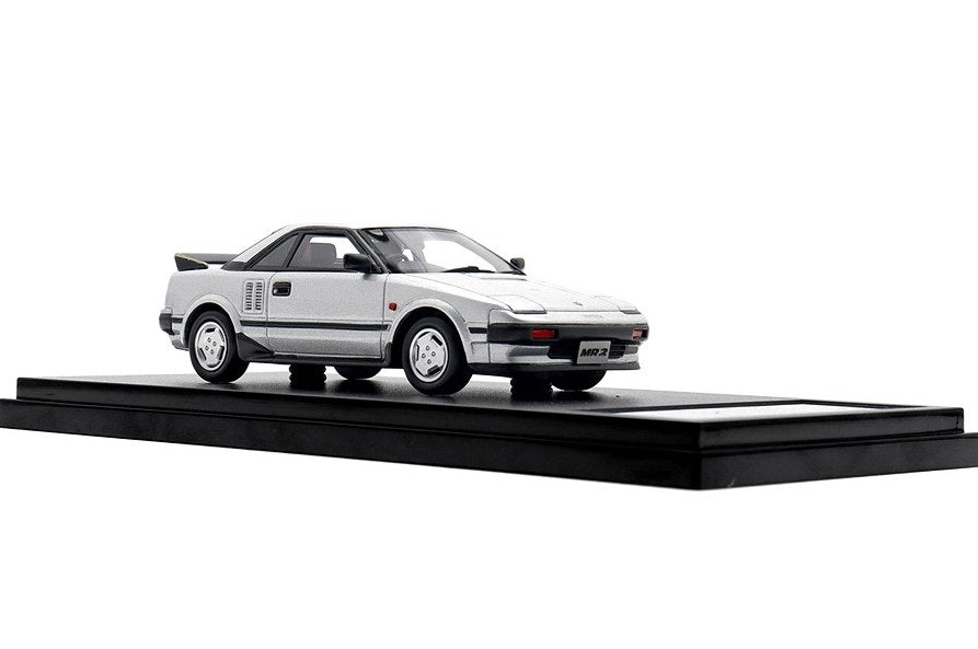 [ Back-order ] Hi-Story HS448SL 1:43 Toyota MR2 G-Limited (1984) Super Silver Metallic Resin