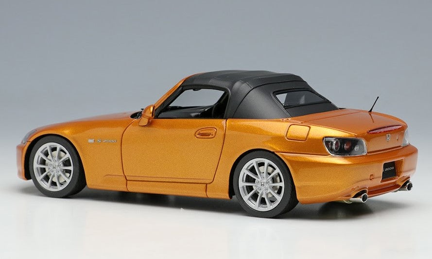 [ Back-order ] Make Up EIDOLON EM677F 1:43 Honda S2000 (AP2) 2005 New Imola Orange Pearl