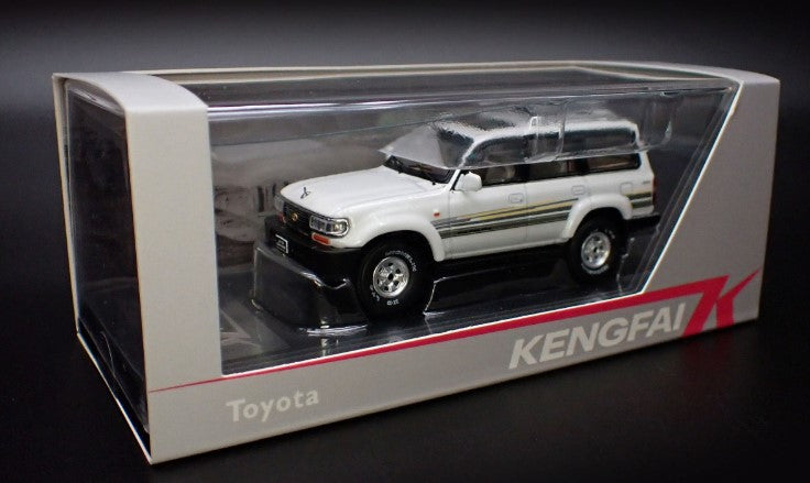 [ Back-order ] KENGFAI TK-KF031-1 1:64 Land Cruiser Pearl White