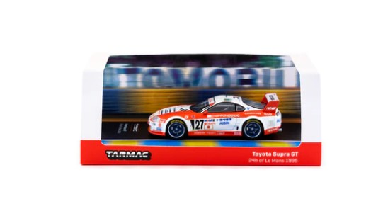 T64-051-95LM27 TARMAC WORKS 1:64 Toyota Supra GT 24h Le Mans 1995