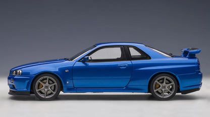 77408 AUTOart 1:18 Nissan Skyline GT-R (R34) V Spec 2 (Bayside Blue)