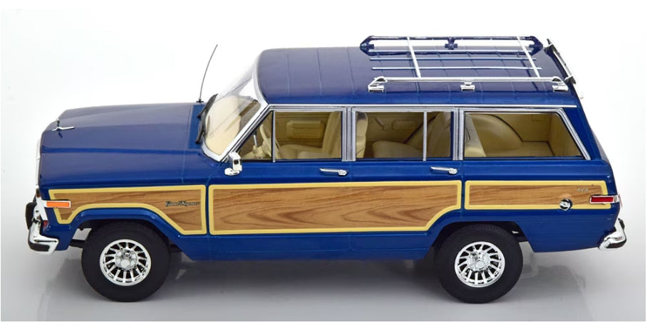 KKDC181114 KK scale 1:18 Chrysler Jeep Grand Wagoneer 1989 Blue Metallic
