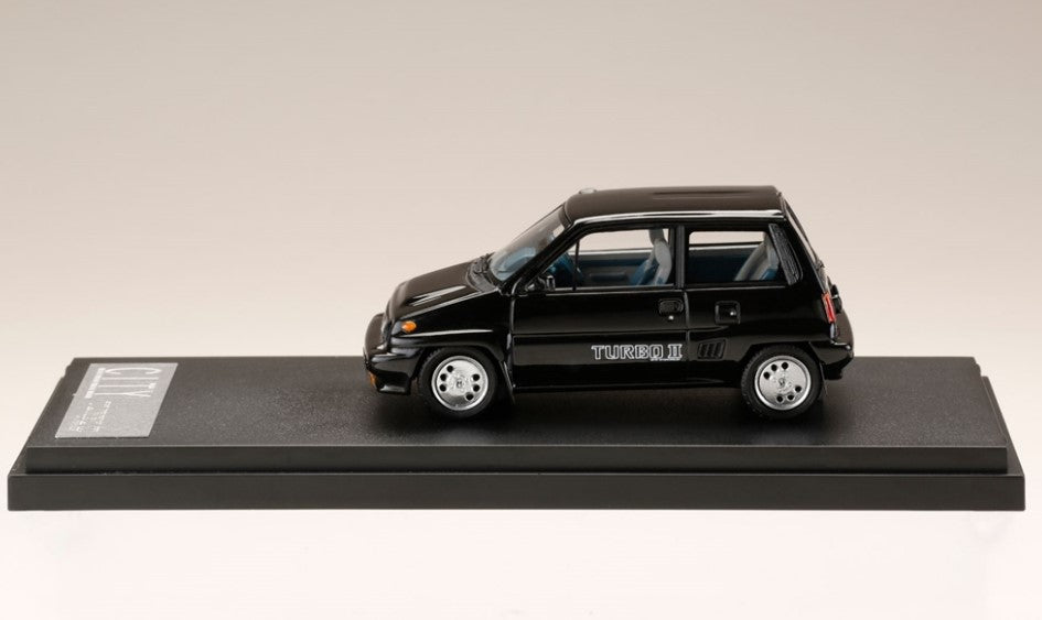 [ Back-order ] MARK43 PM43139ABK 1:43 Honda CITY TURBO II 1983 With Option Aluminum Wheel BLACK