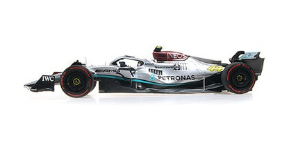 110222144 MINICHAMPS 1:18 Mercedes AMG Petronas F1 Team F1 W13 E Performance Lewis Hamilton Brazilian GP 2022 2nd place