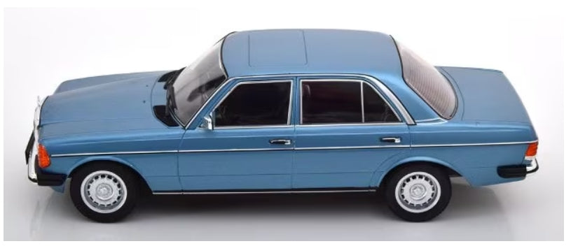 KKDC180355 KK scale 1:18 Mercedes 230E W123 1975 Light Blue Metallic