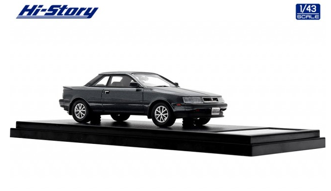 [ Back-order ] Hi-Story HS455GY 1:43 Toyota CORONA COUPE 2000 GT-R (1985) Dark Gray M Resin