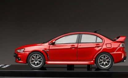 [ Back-order ] Hobby Japan HJ642053BR 1:64 Mitsubishi Lancer Evolution 10 Final Edition Red Metallic / Carbon Roof